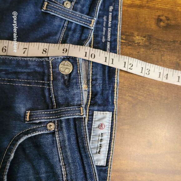 AG Adriano Goldschmied Jeans 27 Farrah Ankle Skinny High Rise Stretch Denim - Picture 8 of 11